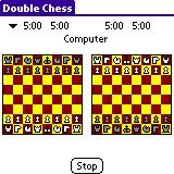 [ Screen shot of Double Chess on Palm OS® handheld ]